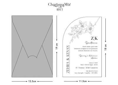 Cem Davetiye Charisma Mia 4013