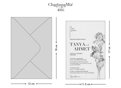 Cem Davetiye Charisma Mia 4016