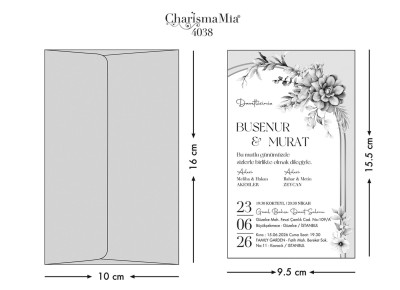 Cem Davetiye Charisma Mia 4038