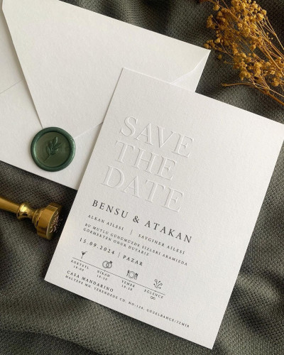 Ekip Davetiye Save The Date 121